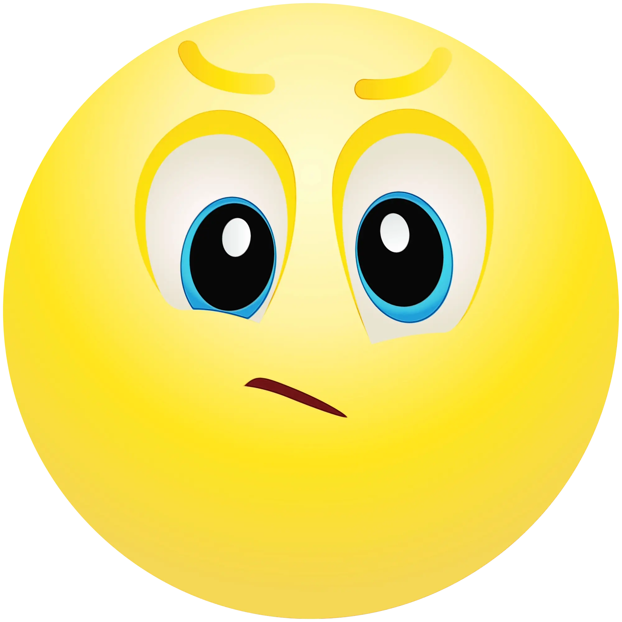 Confused Yellow Emoji Icon