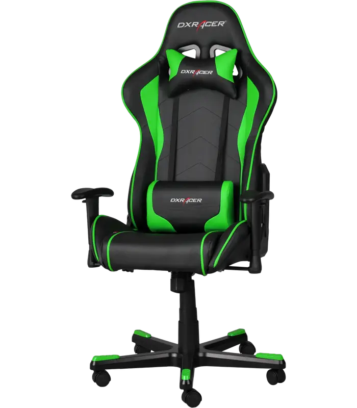 Green and Black Gaming Chair for Comfortable Setup