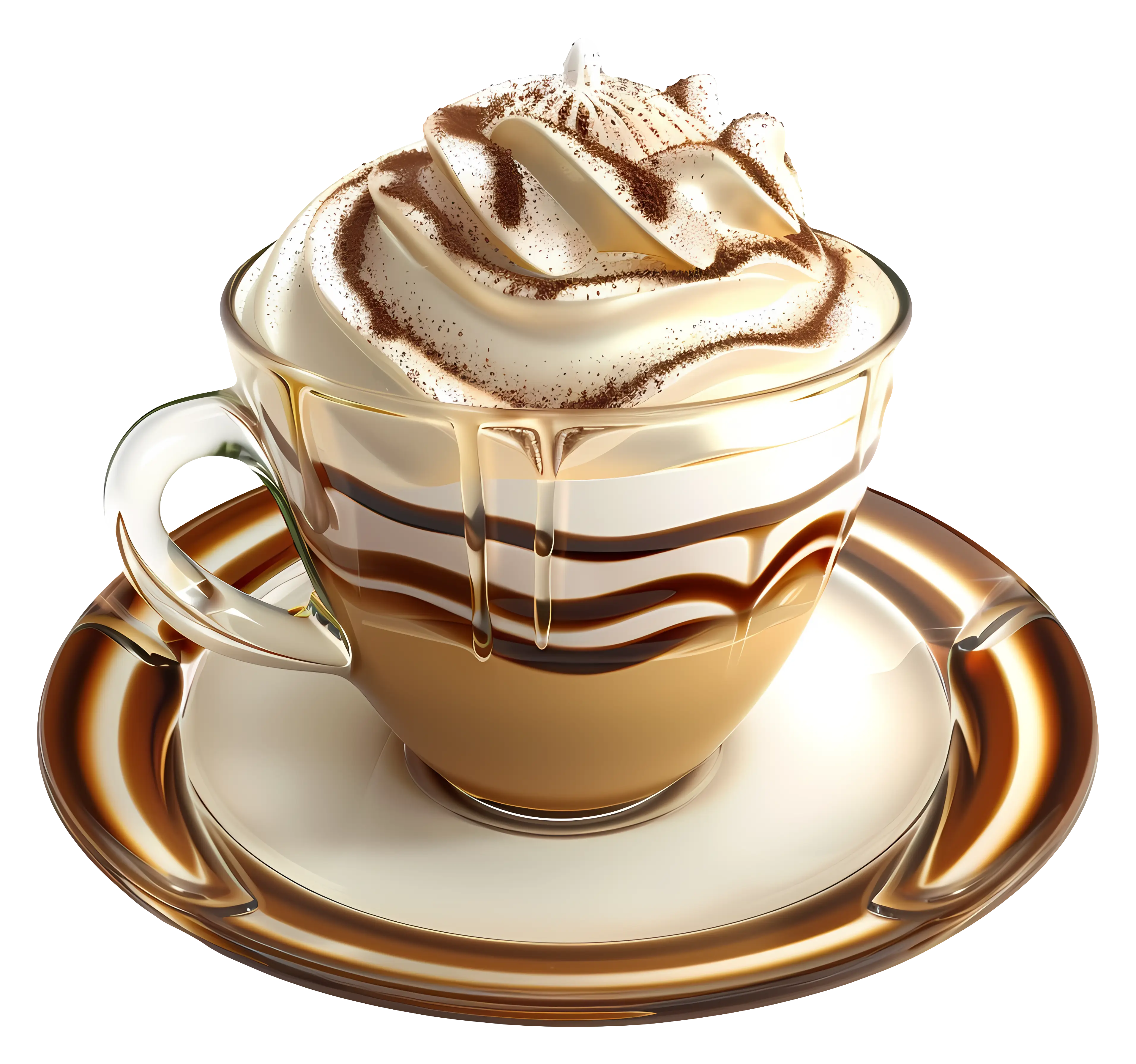 Warm Coffee Cup with Cream