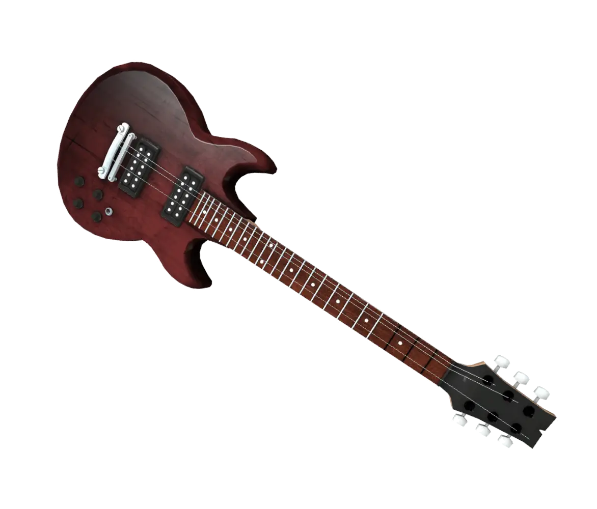 Brown Electric Guitar