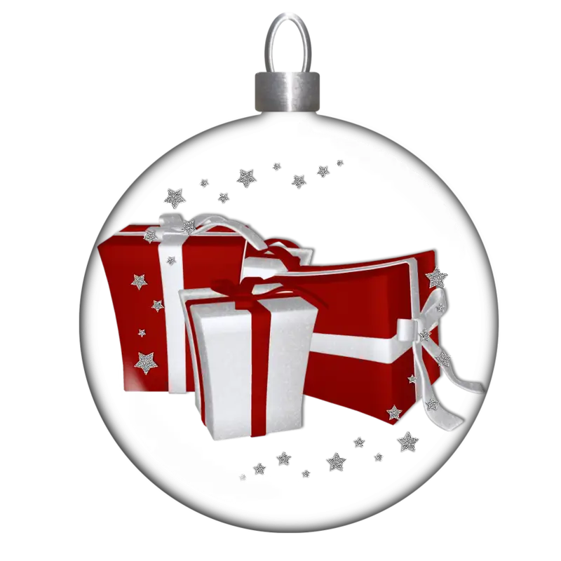 Christmas Ornament with Gifts