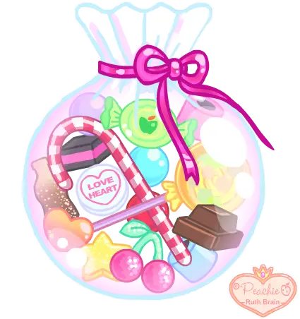 Colorful Candy Bag Illustration