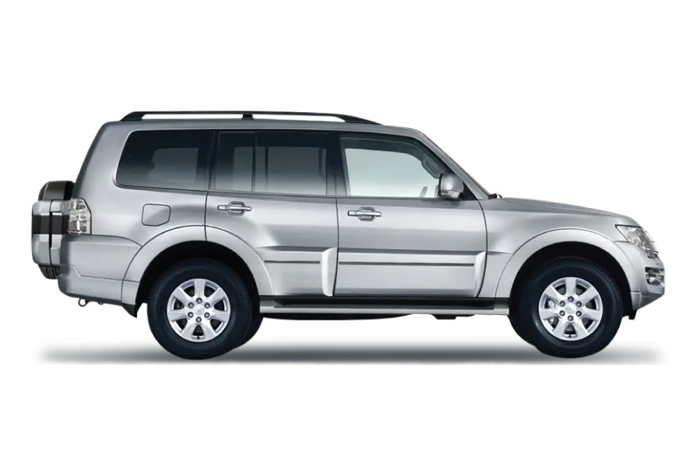 Silver SUV Car
