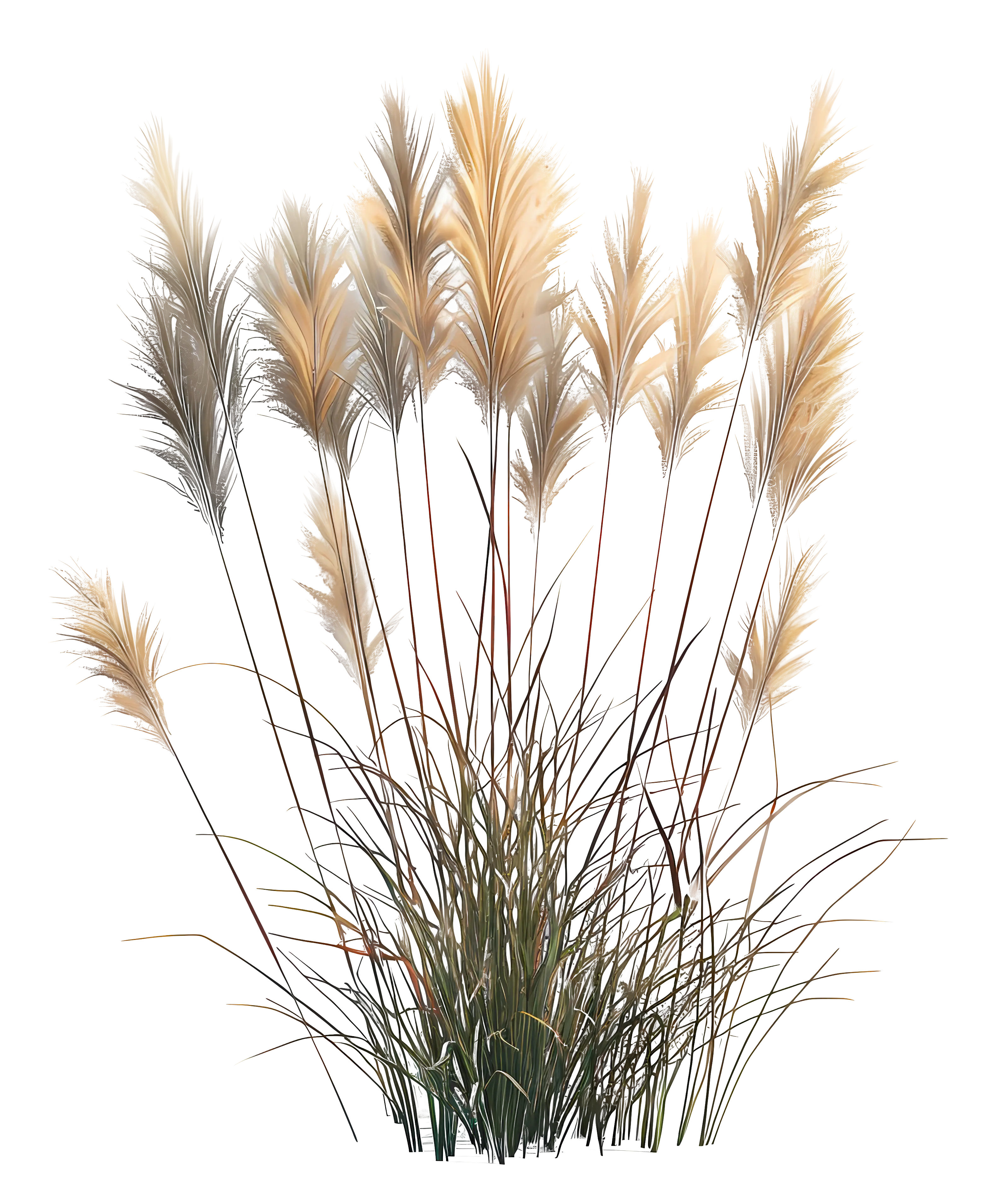 Pampas Grass Decorative Plant