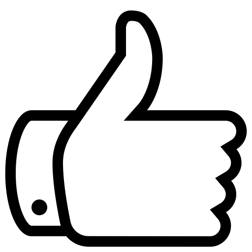 Simple Thumbs Up Approval Icon