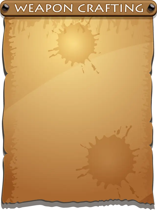 Weapon Crafting Scroll