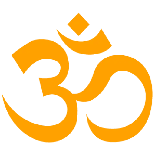 Om Symbol Icon Representing Spirituality and Balance