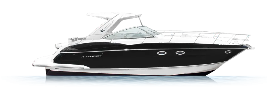Sleek Black and White Yacht