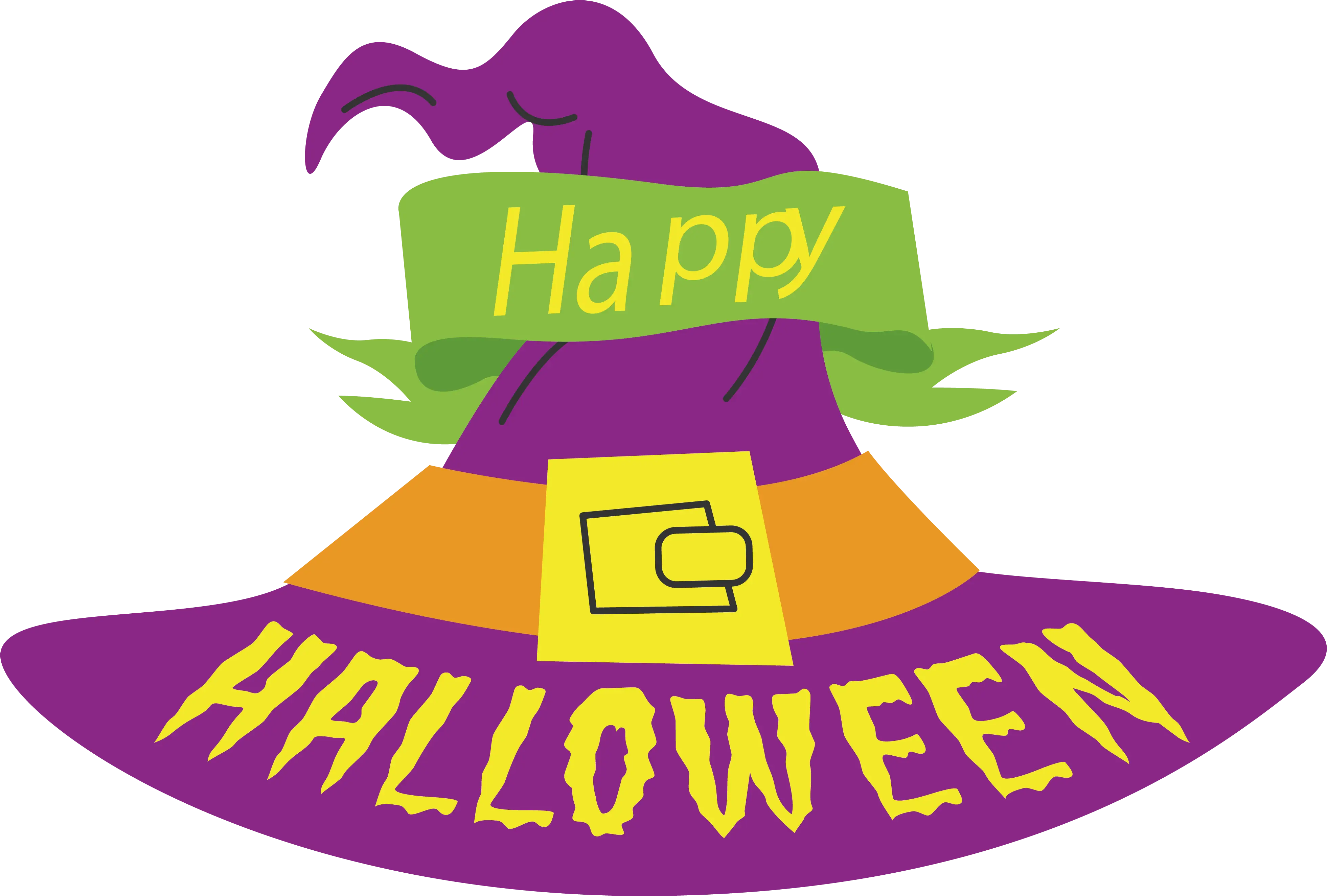 Happy Halloween Witch Hat