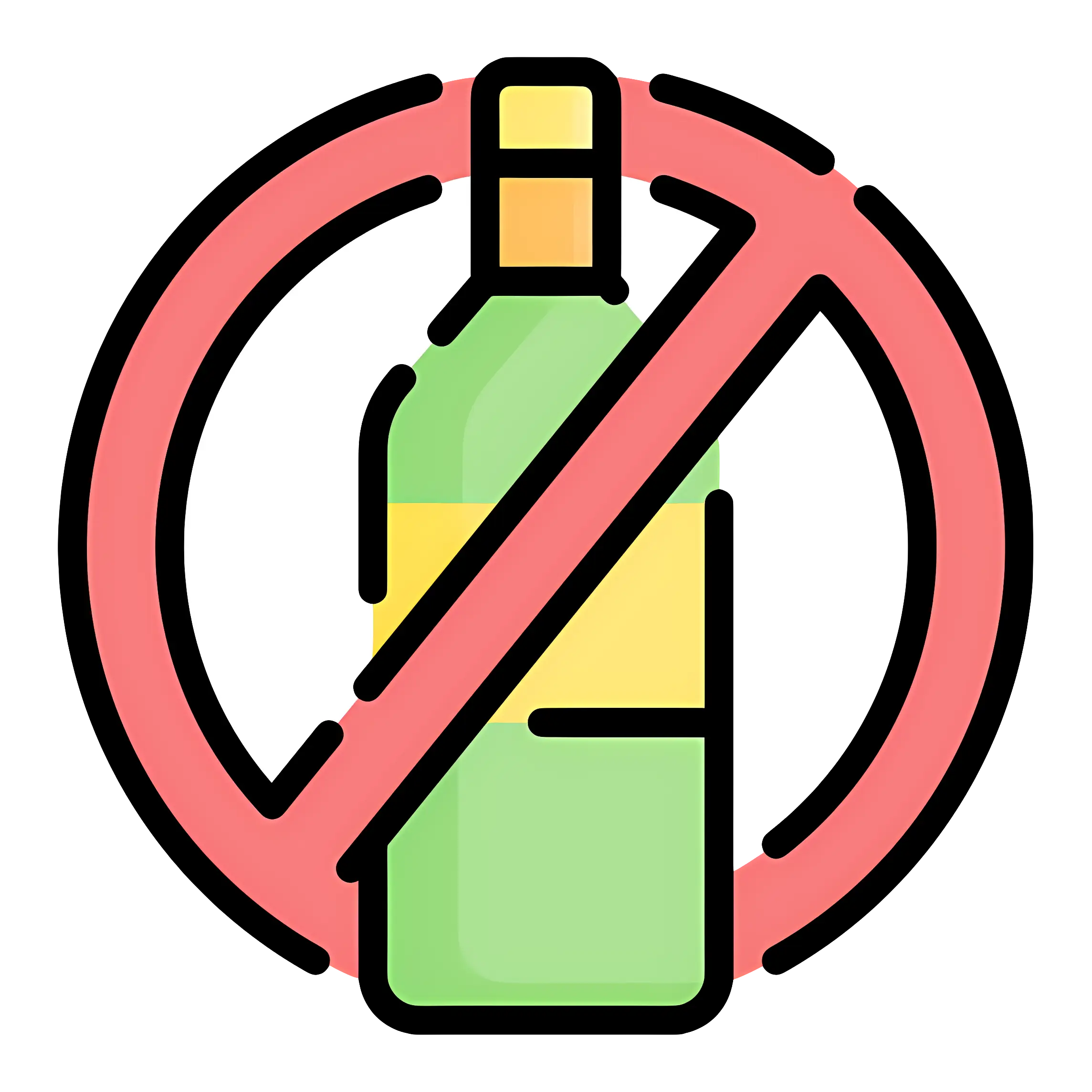 No Alcohol Sign