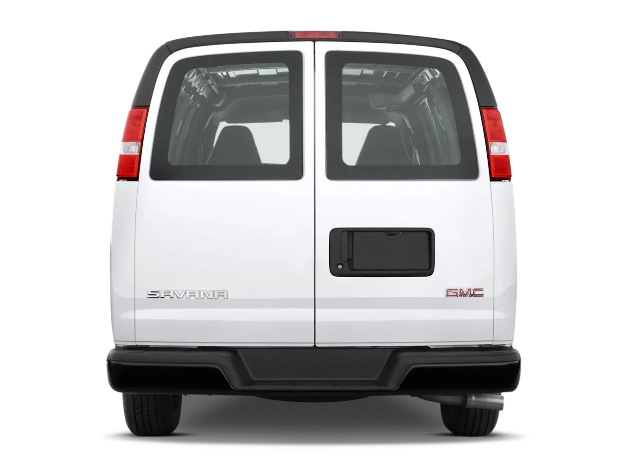 White Van Rear View