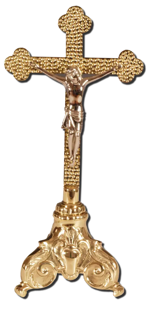 Golden Cross with Ornate Design