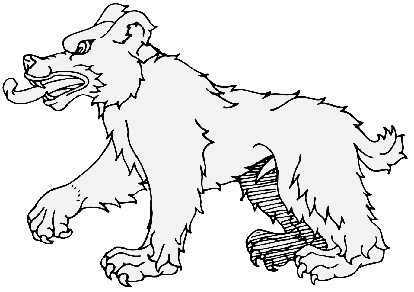Hand-Drawn Bear Sketch