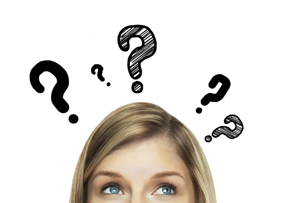 Thinking Concept Illustration with Question Marks