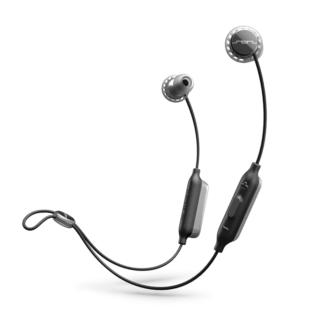 Black Wireless Earphones Design