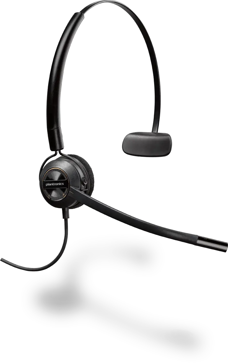 Black Headset with Microphone Design
