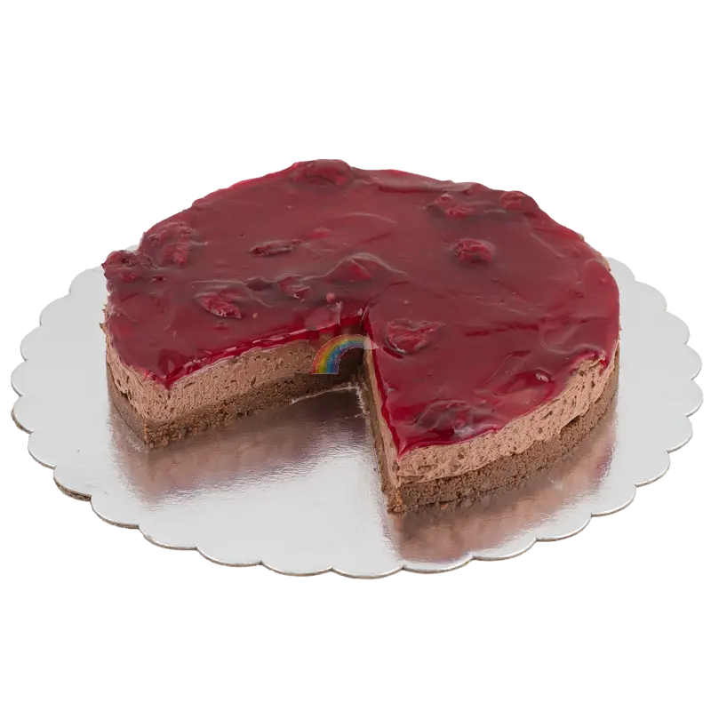 Cherry Topped Chocolate Cake
