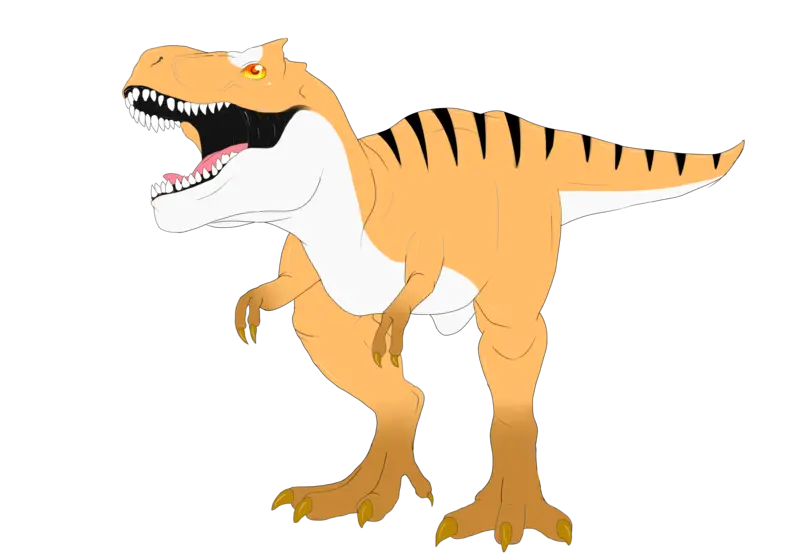 Cartoon T-Rex Dinosaur Illustration