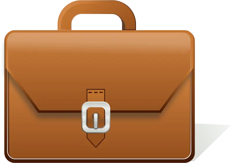 Brown Leather Briefcase