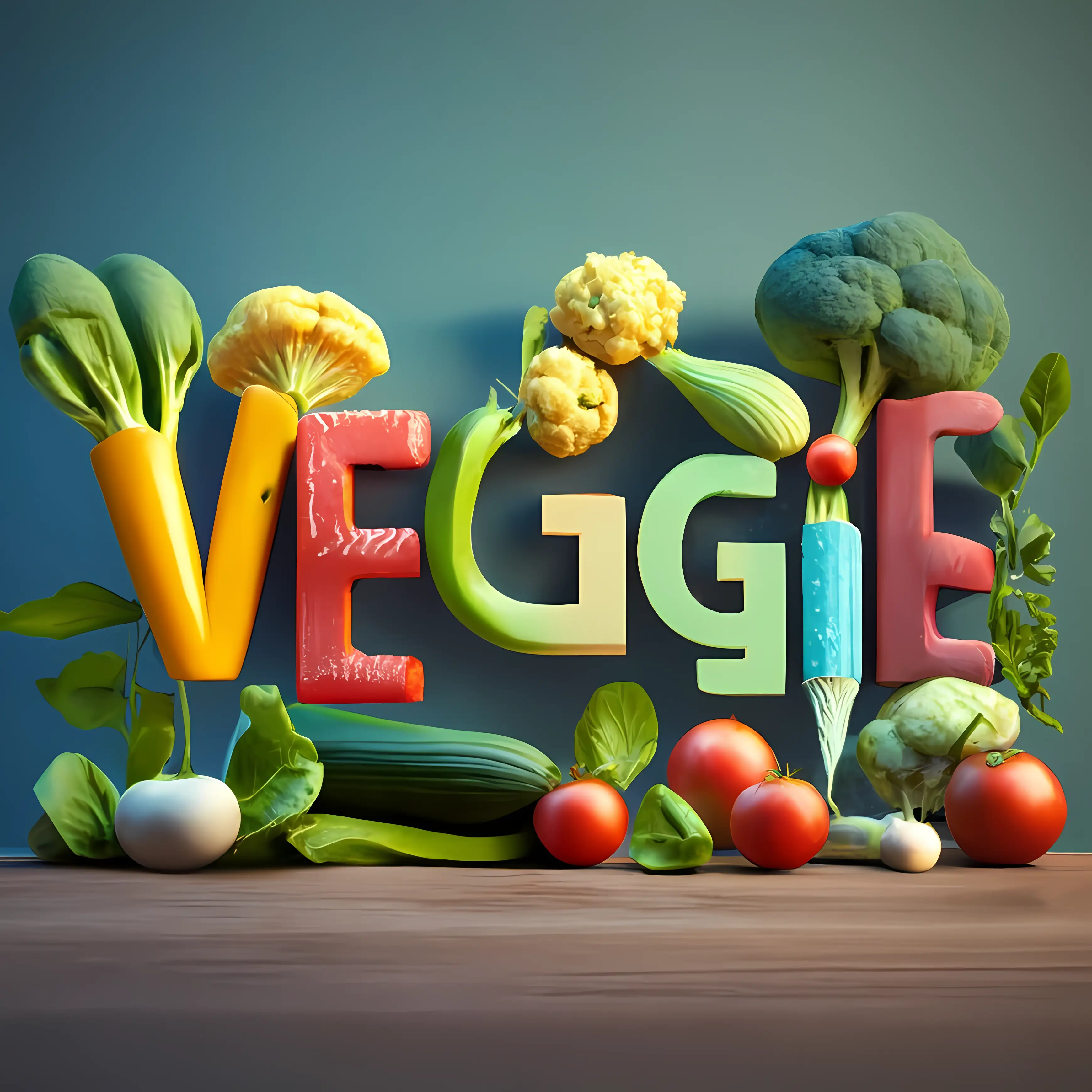 Colorful Veggie Arrangement