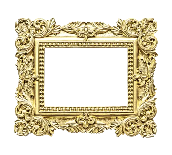 Elegant Gold Vintage Ornate Frame