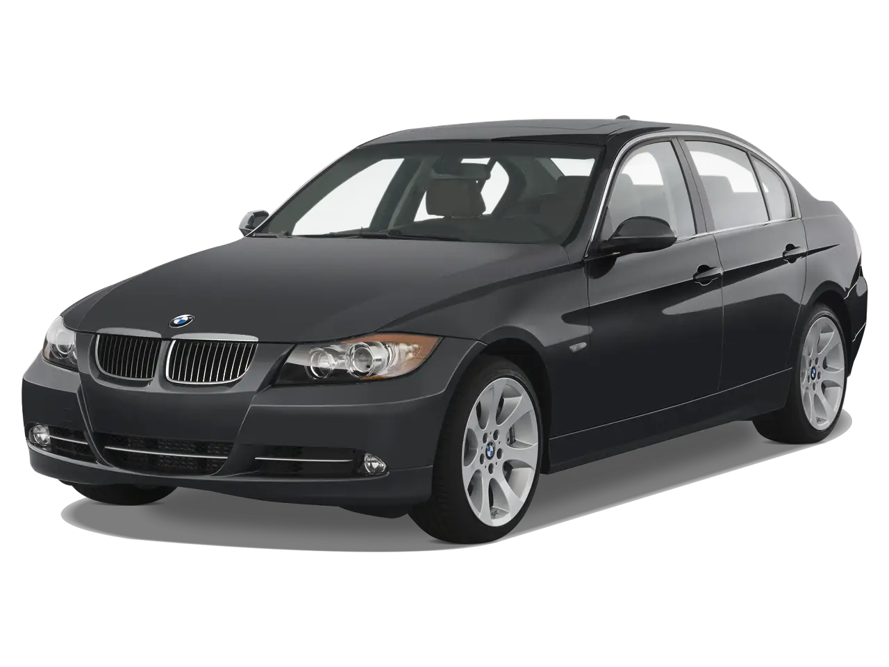 Black BMW Sedan Vehicle