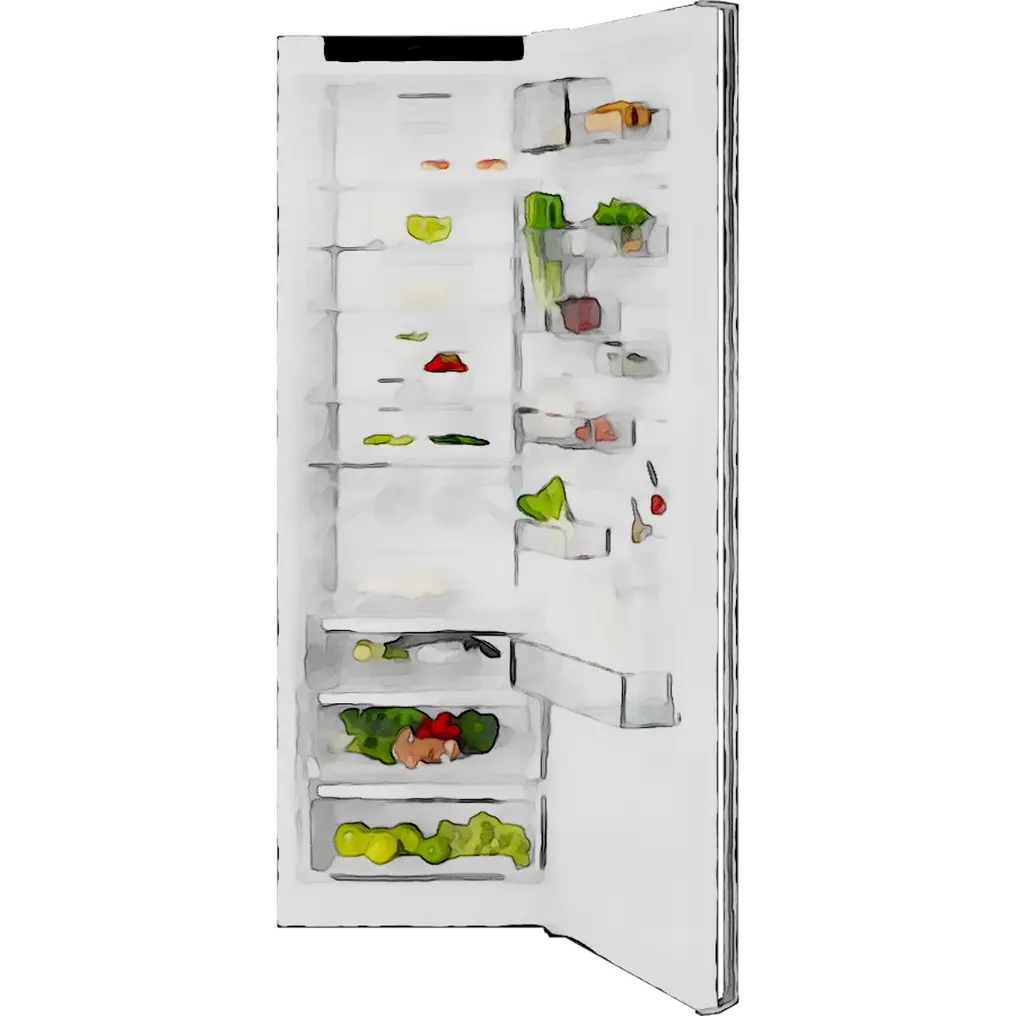 Open Refrigerator Illustration