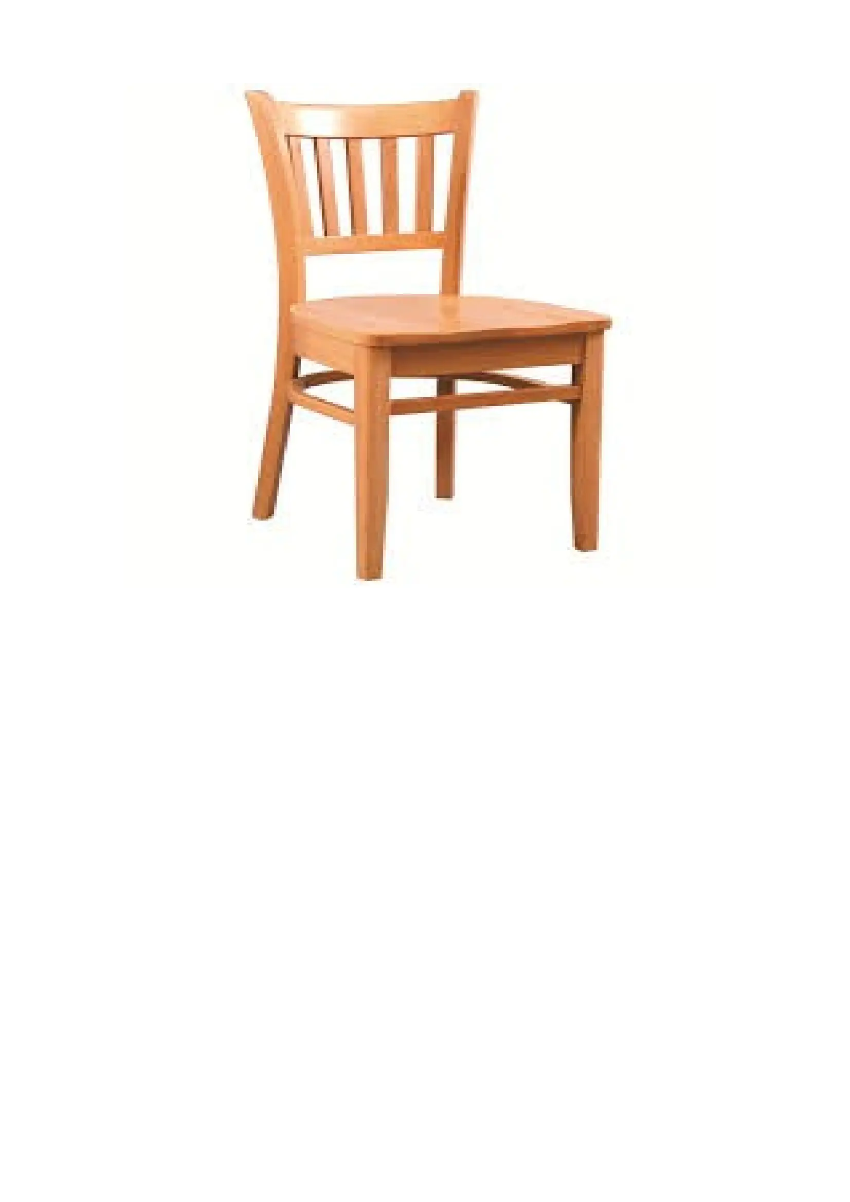 Wooden Chair with Simple Design