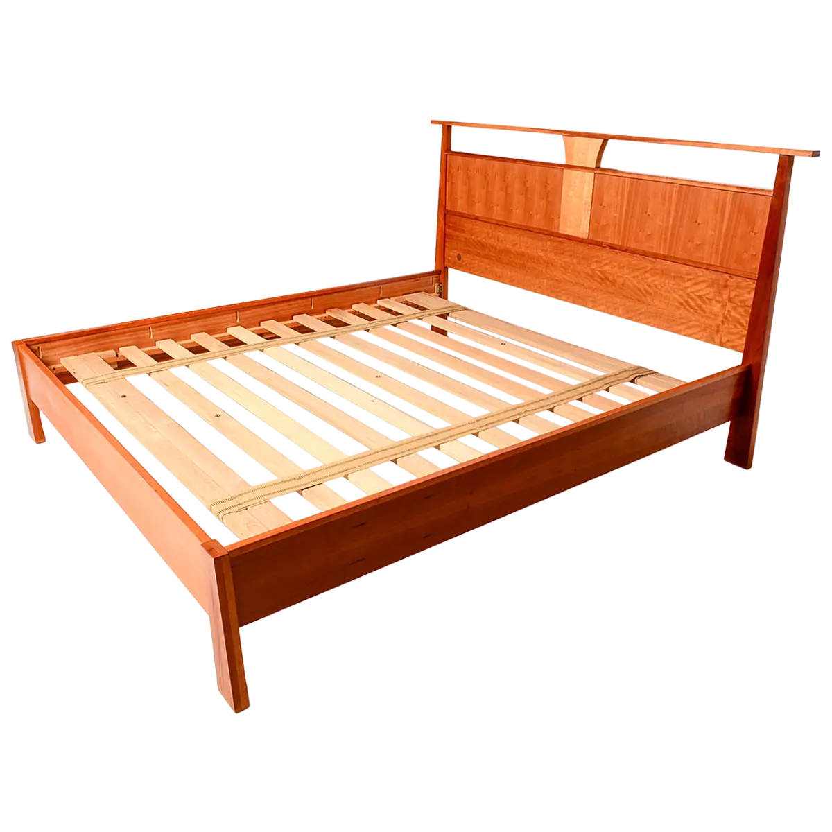 Wooden Bed Frame with Slats