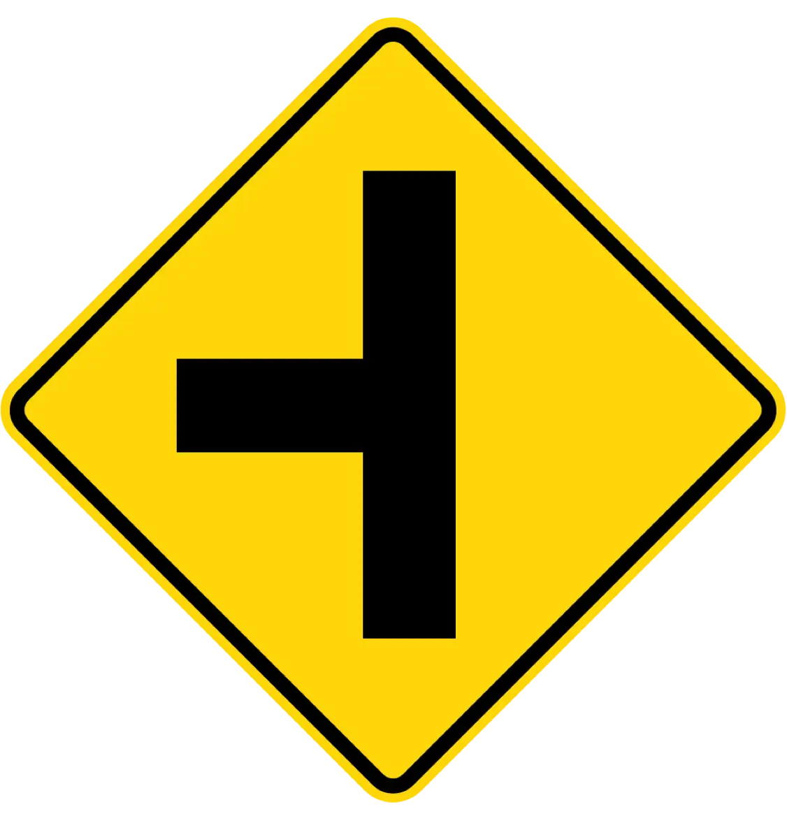 T-Junction Road Sign