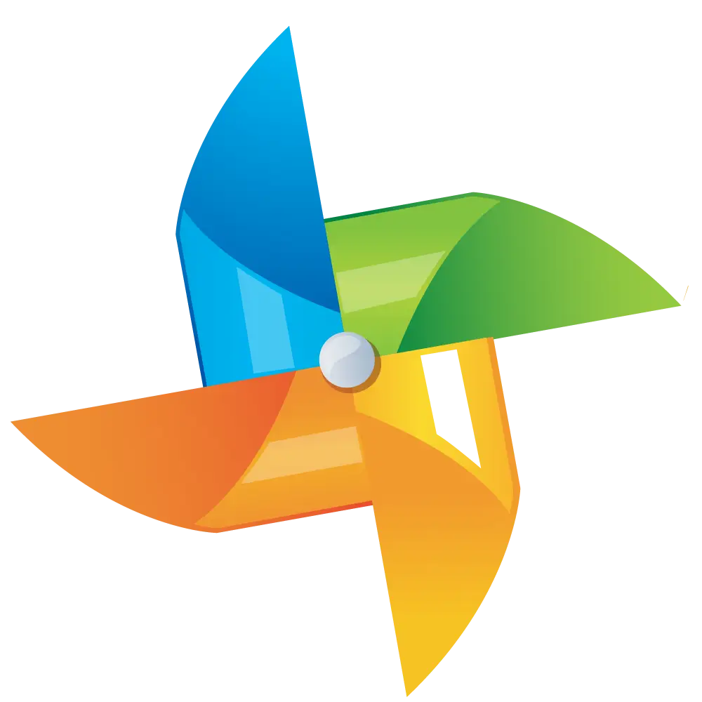 Colorful Pinwheel Illustration