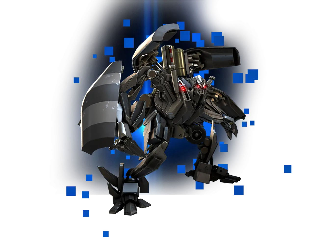 Futuristic Black Robot