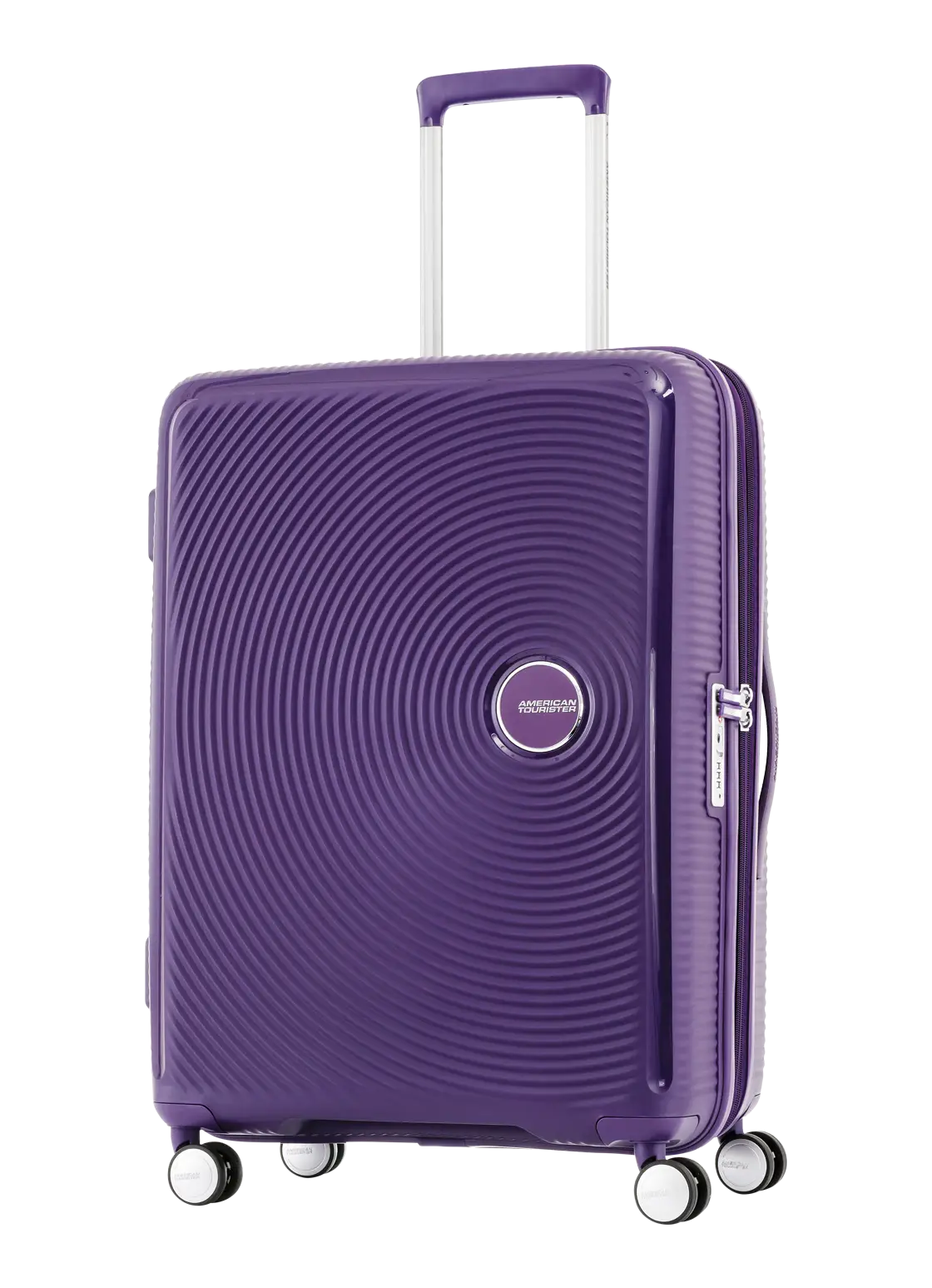 Purple Suitcase for Travel