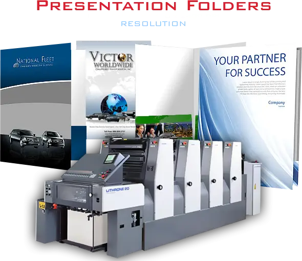 Presentation Folders Printing Machine