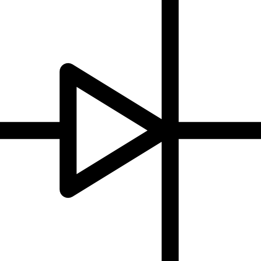 Electronic Circuit Diode Symbol