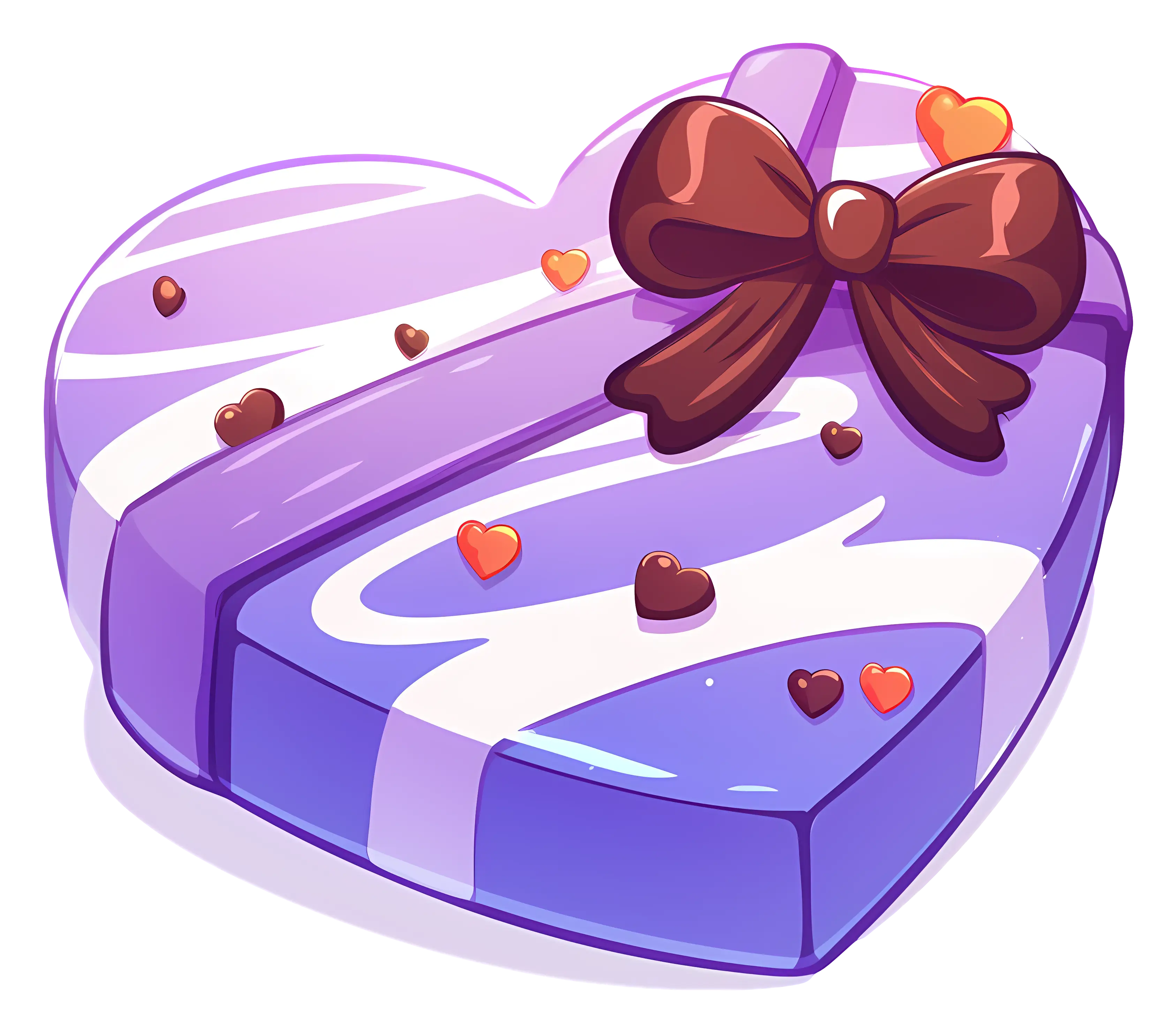 Heart-shaped Gift Box with Ribbon