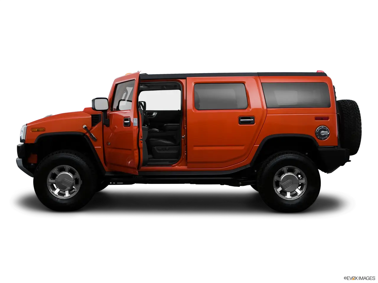 Orange SUV Car Ready for Any Terrain