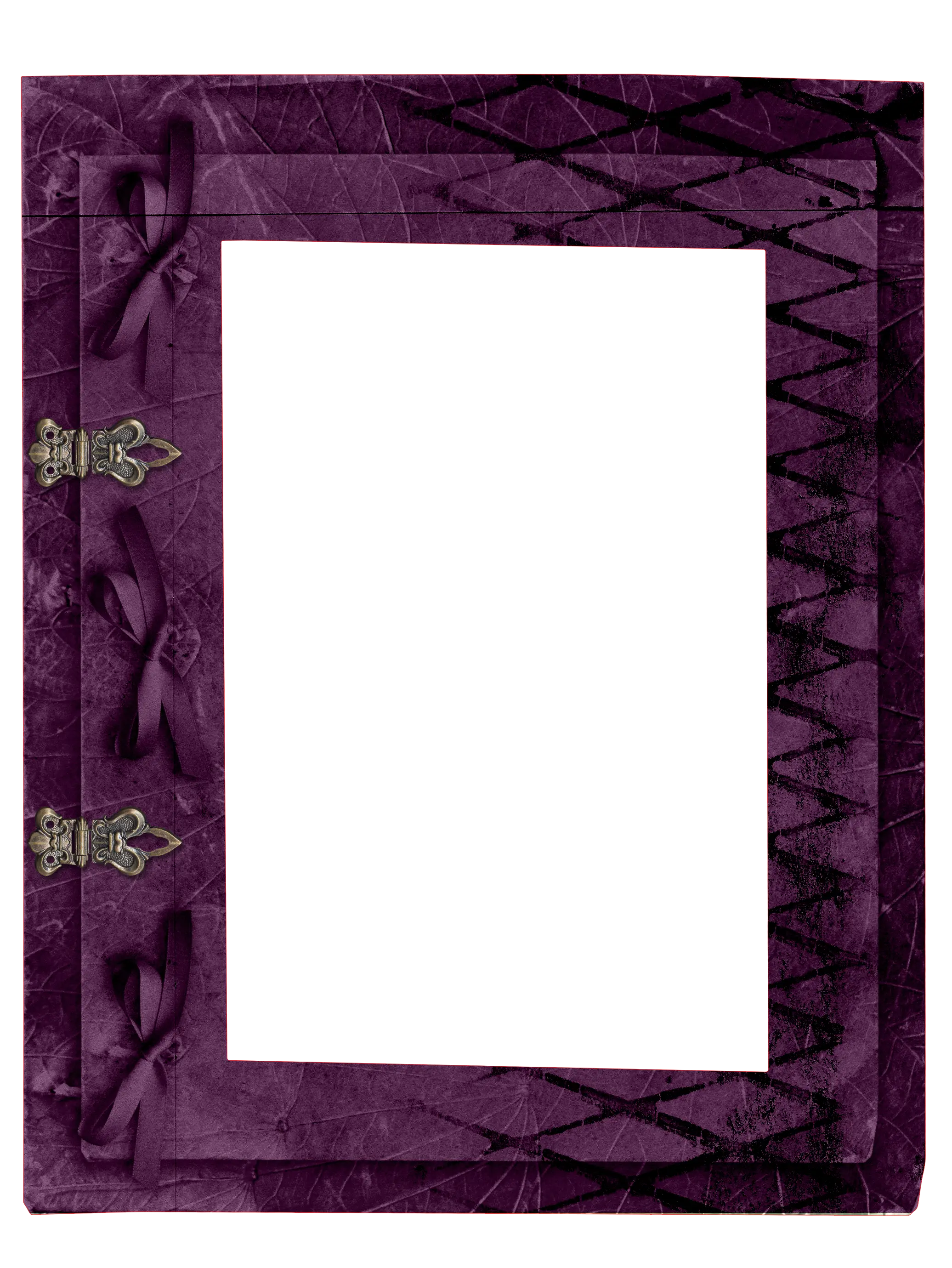 Vintage Purple Decorative Frame