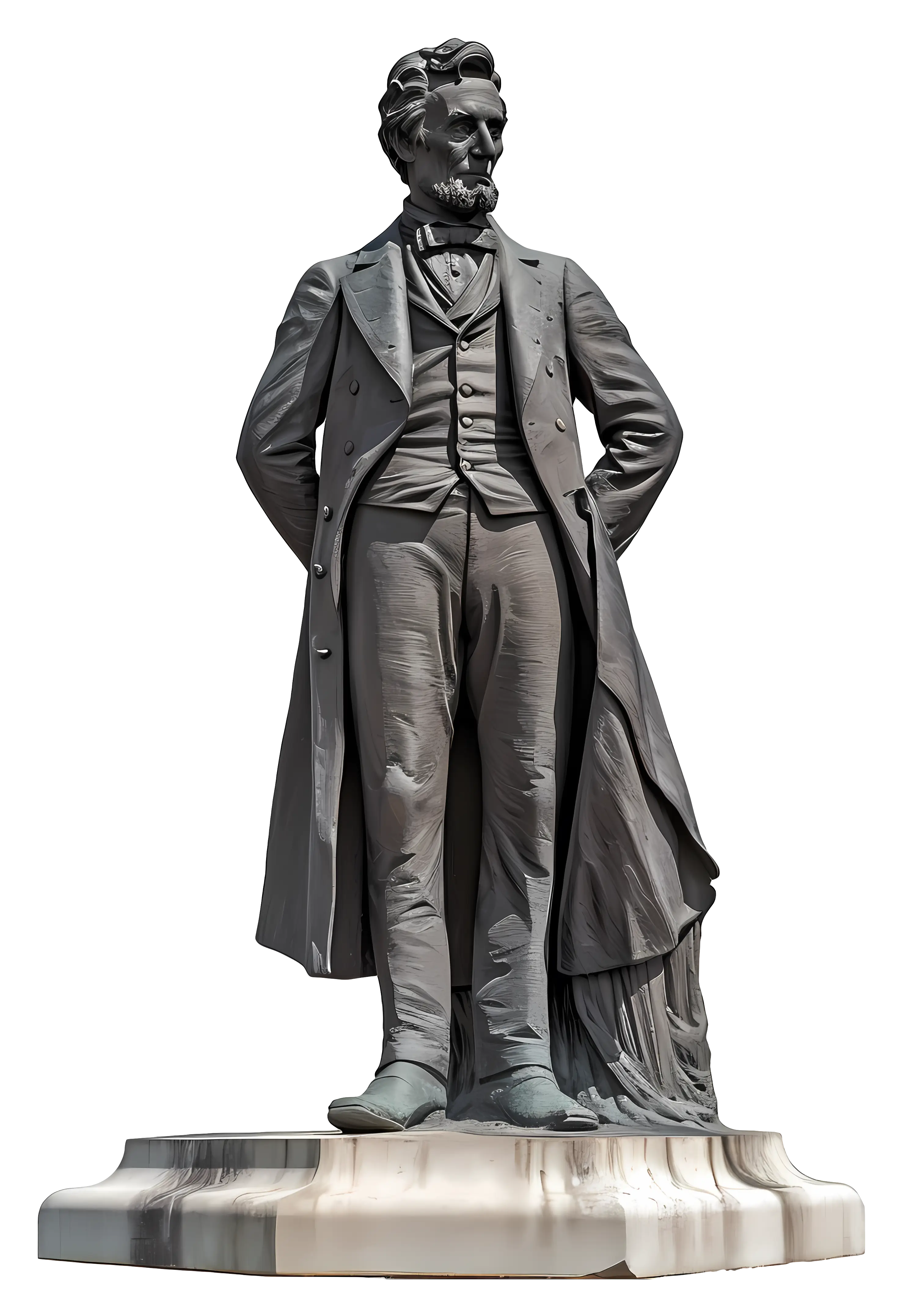 Stone Statue of a Standing Man