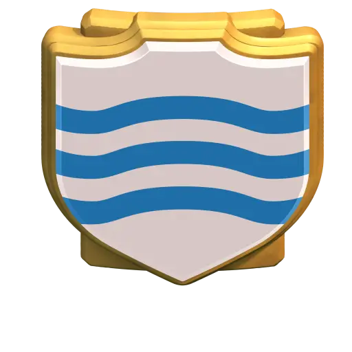 Gold and Blue Shield Emblem for Security Themes