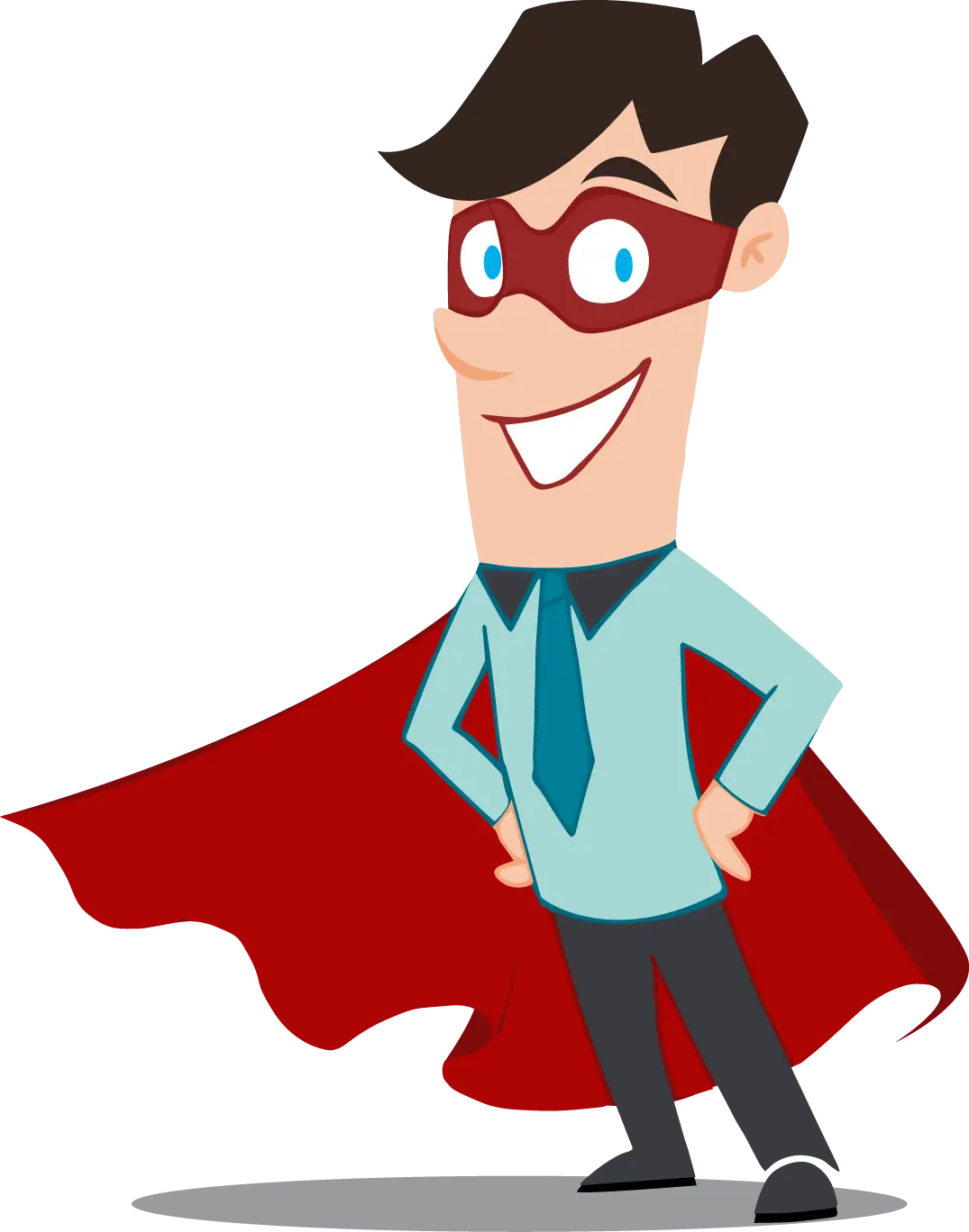 Cartoon Superhero Character