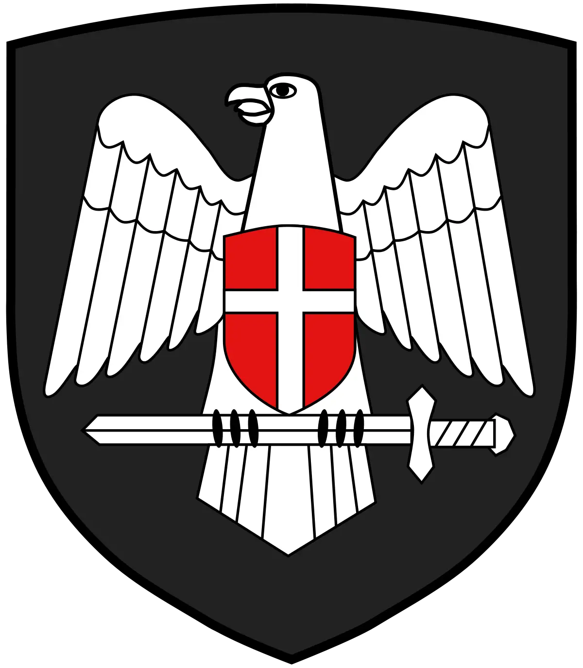 Eagle Emblem with Shield and Sword