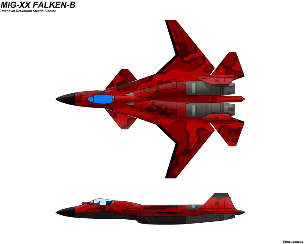 Red Fighter Jet Design Illustration
