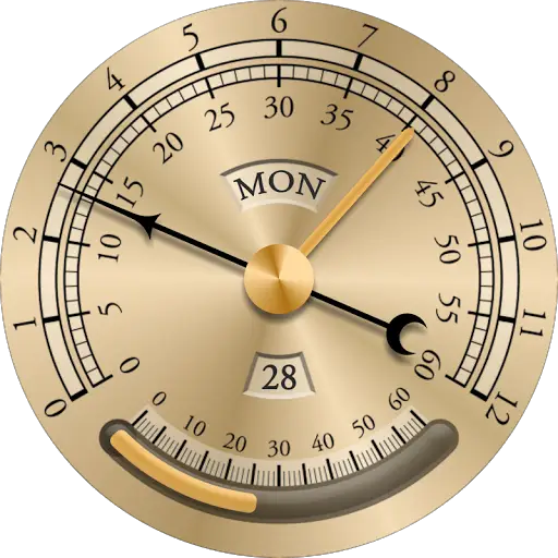Elegant Gold Dial Instrument