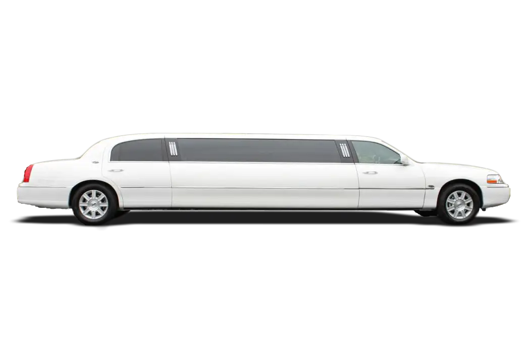 Sleek White Limousine for Luxury Transportation