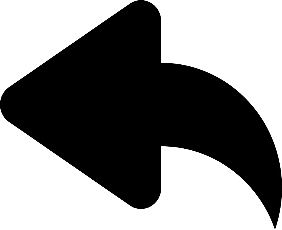 Left Curved Arrow Symbol