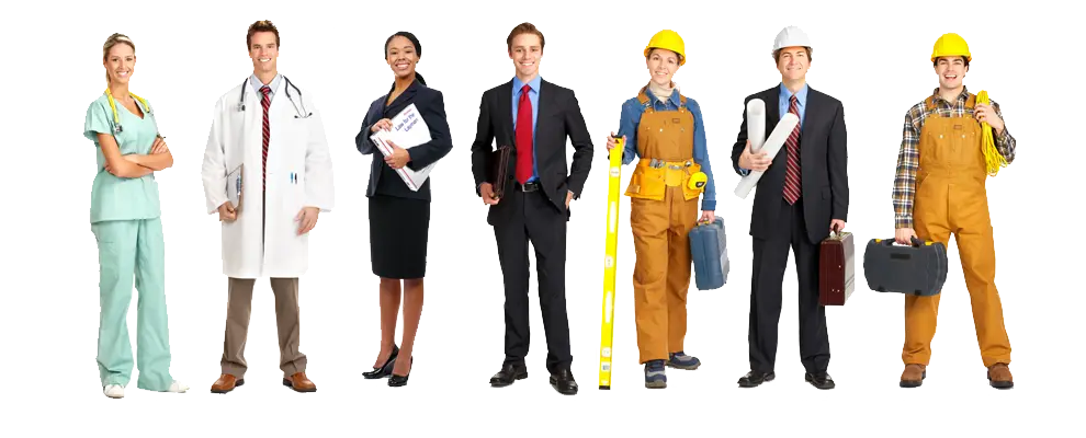 Group of People in Professional Roles