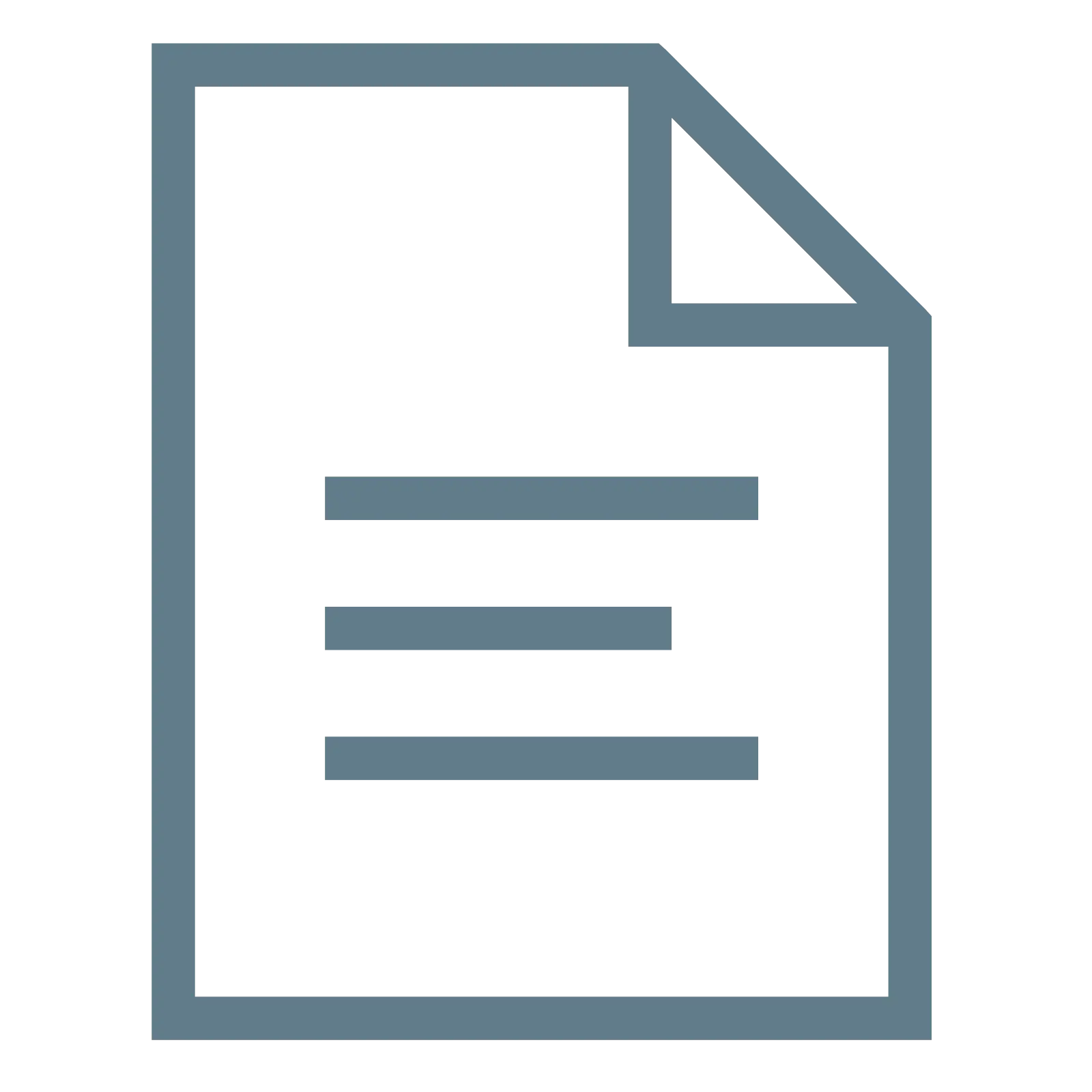 Minimalist Document File Icon Design