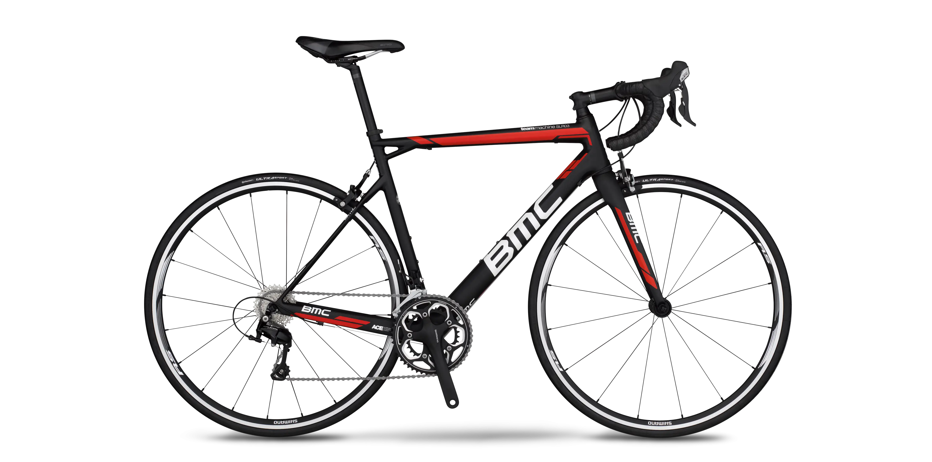 Modern Black and Red Bicycle