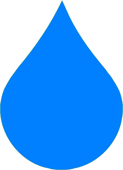 Blue Water Droplet Icon